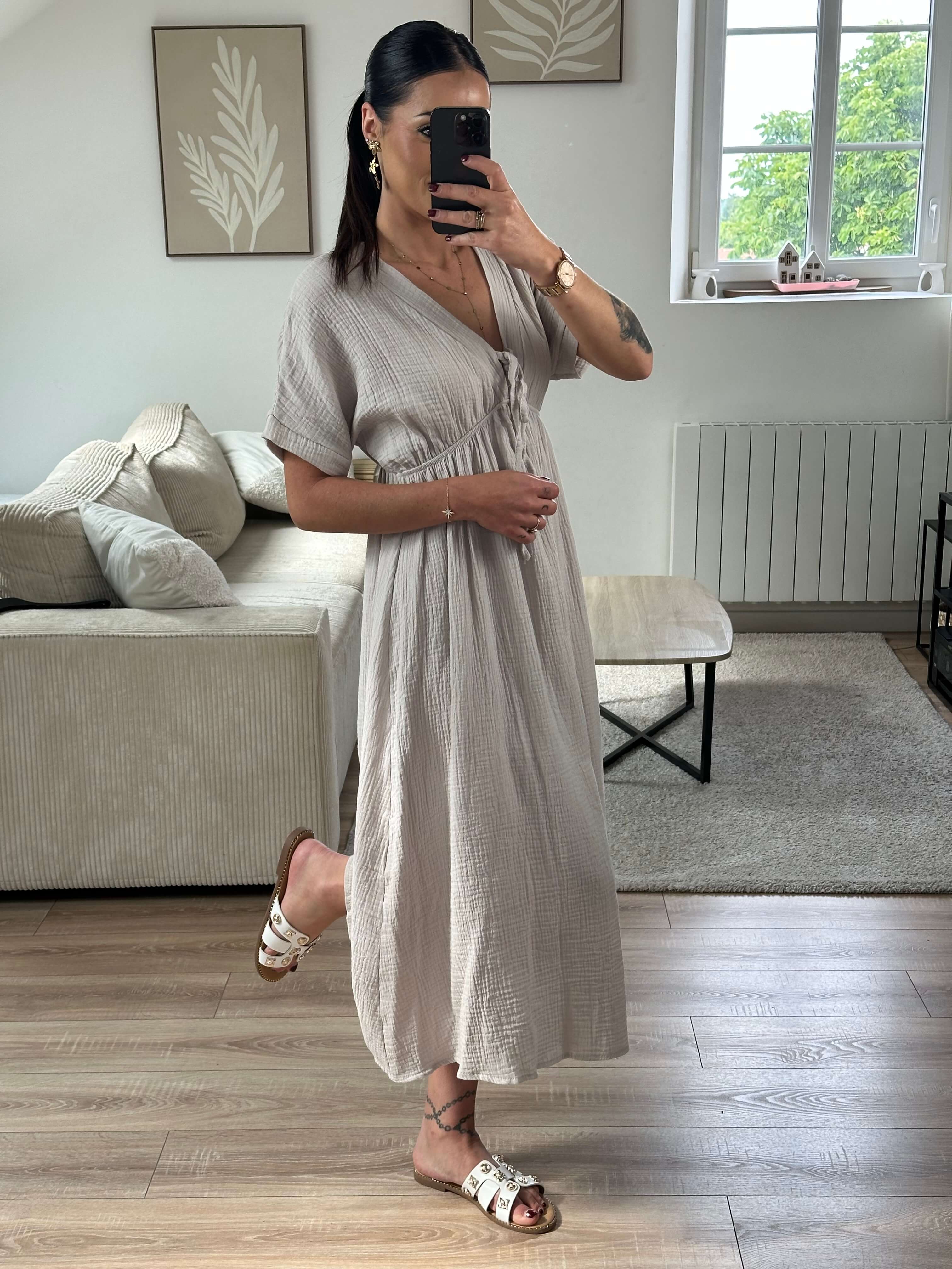 Robe gaze de coton - Louise