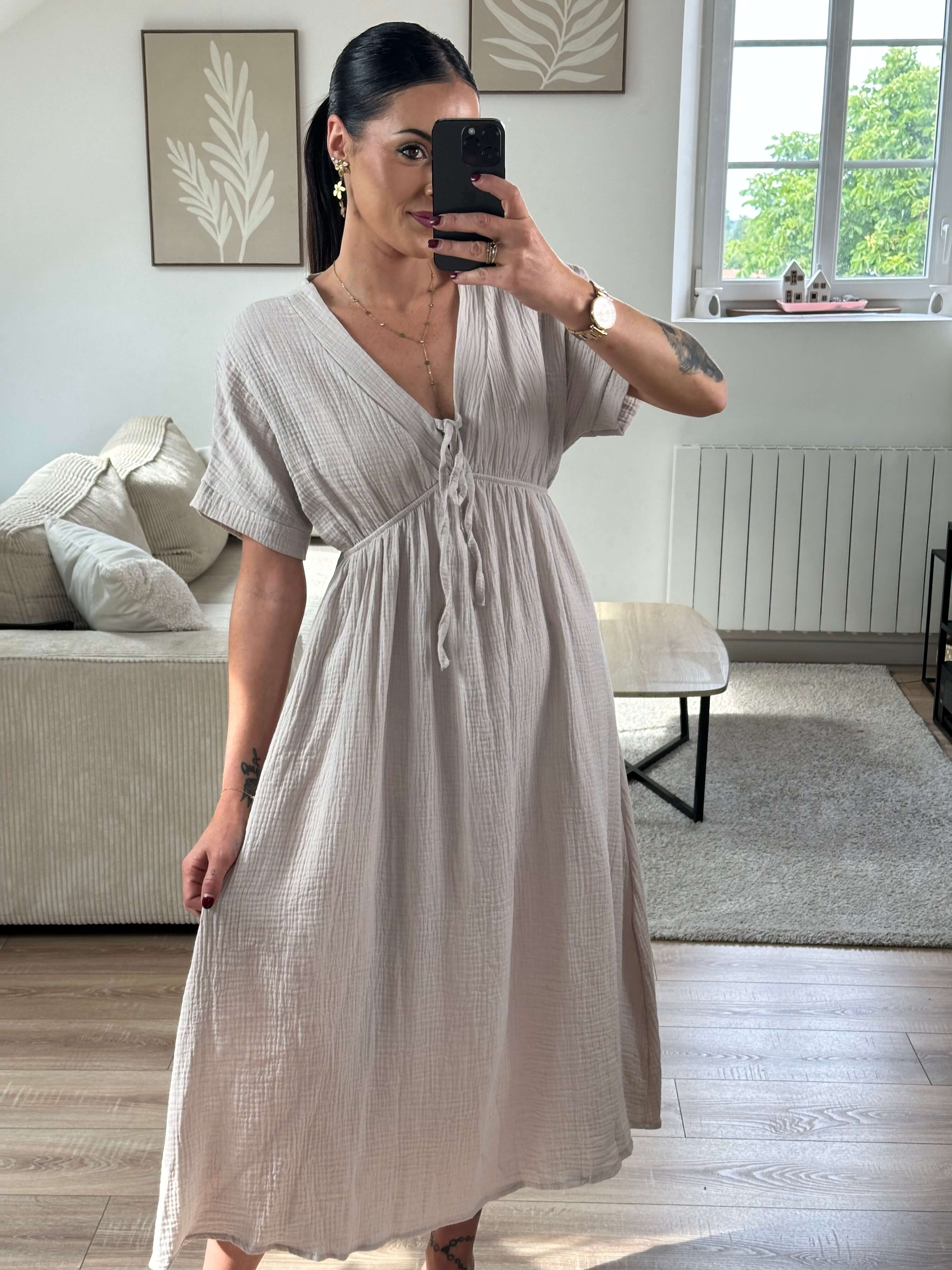Robe gaze de coton - Louise