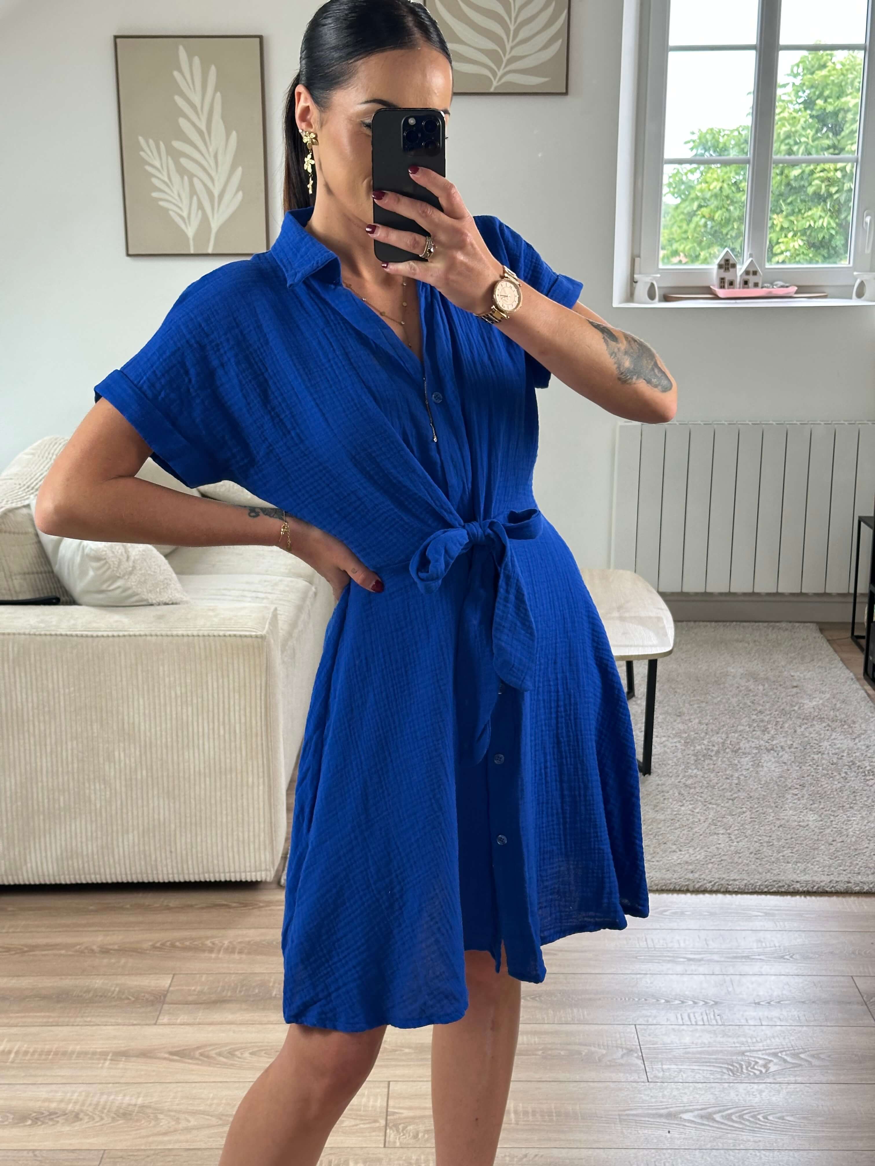Robe gaze de coton - Lucie
